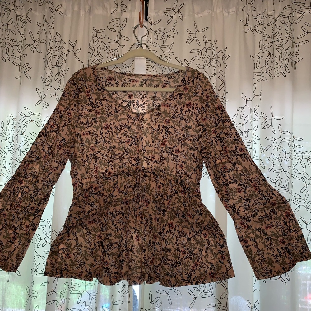 Style and Co. Bell Sleeve Top